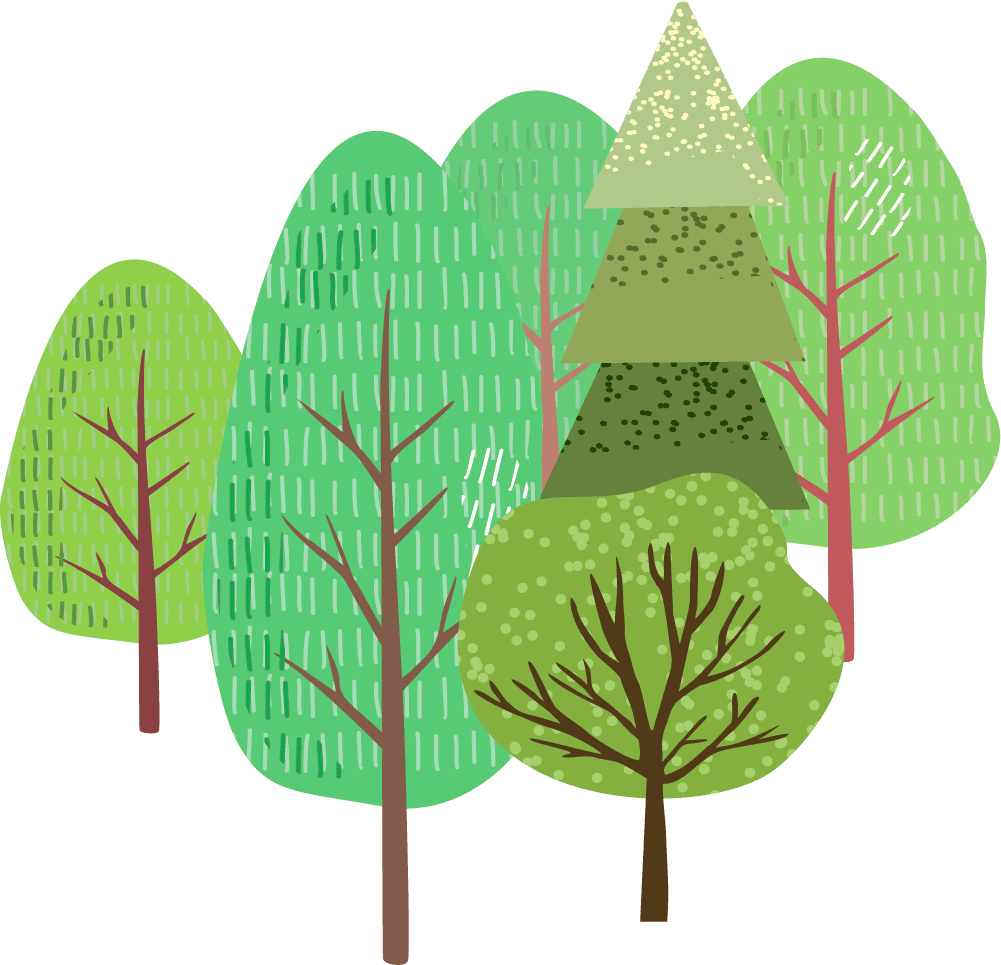 木々のイラスト
