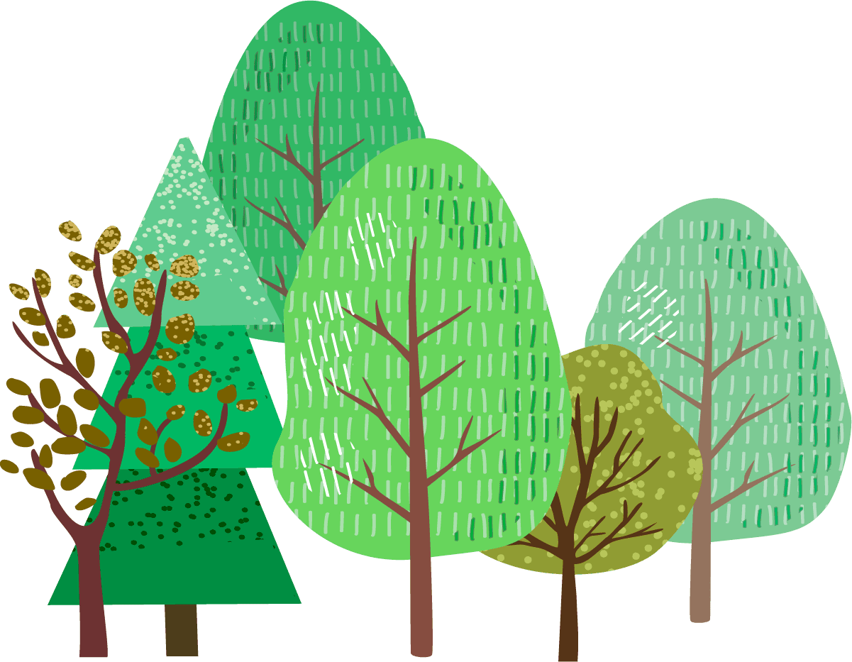 木々のイラスト